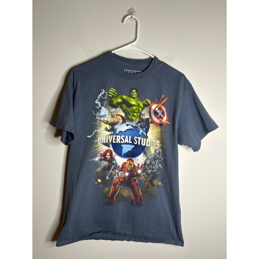 Marvel Universal Studios Blue Graphic Tee Mens Medium